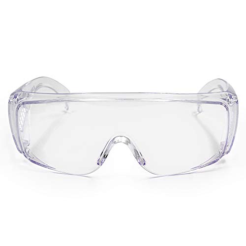 Mobono Óculos de segurança para adultos Óculos de proteção pessoal com lentes transparentes anti-emb