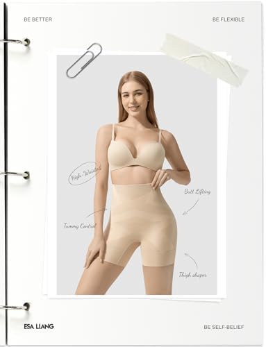 Esa Liang Shapewear Tummy Control for Women Body Shaper High Waisted Shorts - 1