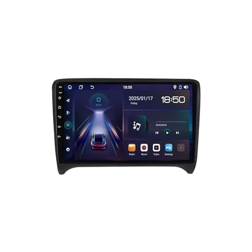 Pantalla táctil con GPS y Mirror Link para Audi TT MK2, autoradio 2 DIN de 4 núcleos