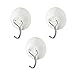 LEC Suction Cup Hooks, Pack of 3, Load Capacity: 28.1 oz (800 g)