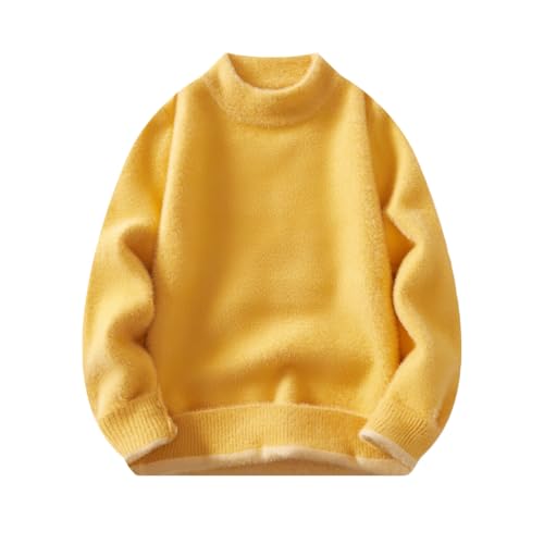 Men's Casual Loose Pullover Long Sleeve Sweater Chunky Toggle Knitted Fall Winter Sweaters for Outdoor Athletic