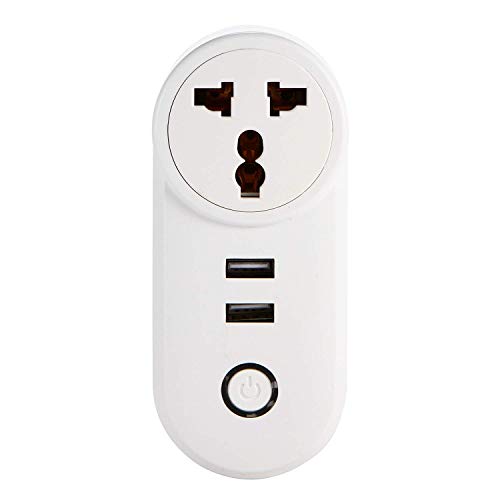 Dsnmm Smart Plug, Wireless Socket Remote Control Timer Plug Switch Home Phone Control Smart Socket WiFi Timing Smart Home Switch Socket