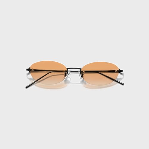 Image of SAM AND MARSHALL DUSK Sunglasses I Rimless I 400UV Protection I Metal Built I Oval Sunglass I Unisex