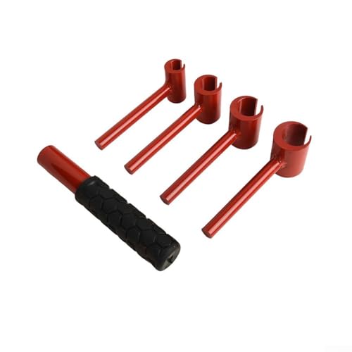 EasyByMall Llave de ajuste de espacio de bisagra, para juego de llaves de ajuste de hueco de bisagra de precisión, kit de herramientas de 5 piezas, para entusiastas del bricolaje, fabricante de