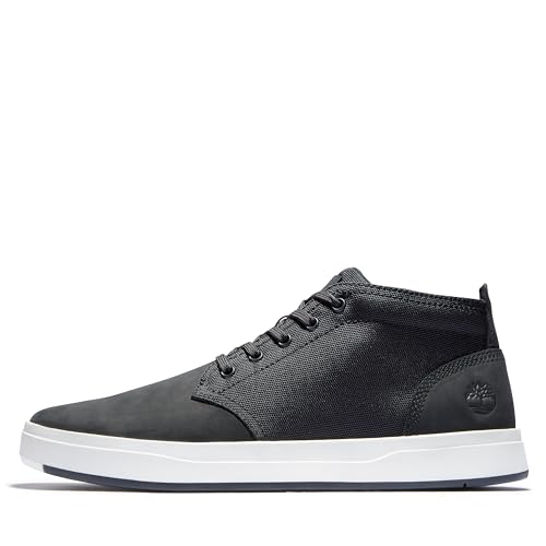 Timberland Timberland Men's Davis Square Chukka Shoes, Black, 10.5 Medium