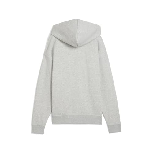 PUMA Womens Essentials No.1 Logo Comfort Full-Zip Hoodie Athletic Outerwear Casual Fleece - Grey - Size M2