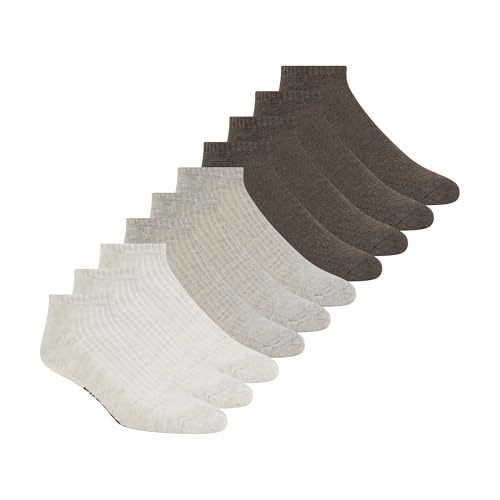 Skechers Men's 10-Pack Low Cut Socks, Comfort-Fit & Cushioned