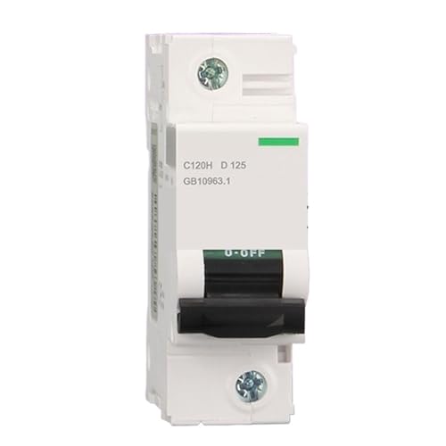 Disyuntor C120H 1P D 125A evita cortes por picos de arranque en motores electricos
