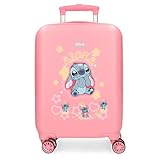 Joumma Disney Stitch You&Me Maleta de Cabina Rosa 33x50x20 cms Rígido 2,35 kgs 33L Equipaje de Mano