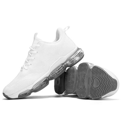 Image of Mens Running Shoes Air Low Top Comfort Walking Lace Up Sneakers Breathable Fashion Tennis Sport Gym Fitness Cross Trainers