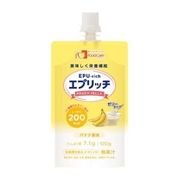エプリッチパウチゼリー バナナ風味 120g