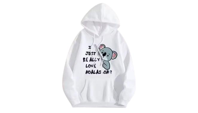 Women Bear Printed Hoodie Sweatshirt | Sweatshirt Pullover | Casual Winter Wear Ladies Hoodie | Soft Cotton Fleece Warm Sweatshirt for Women-image-29