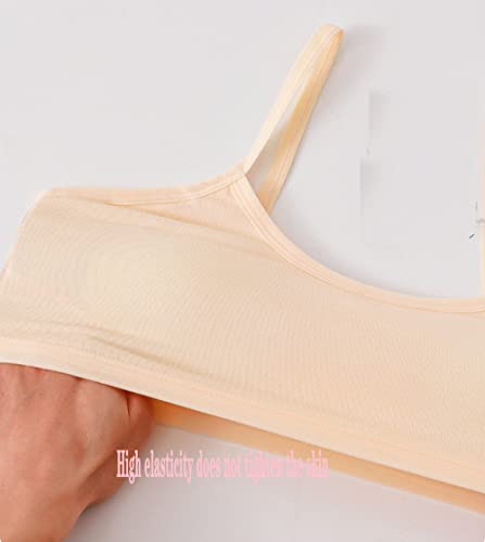 Bras for Girls Training Cotton Bras Wireless Light Padded Sports Bra 8-16 Years Girl's3