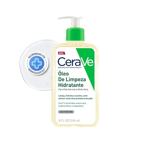CeraVe, Óleo de Limpeza Hidratante, com triglicerídeo e esqualeno 236ml