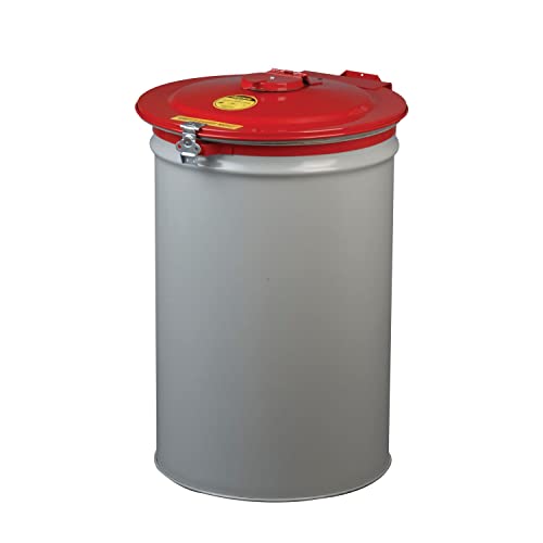 Justrite 26754 Vapor Trap Drum Lid, Red