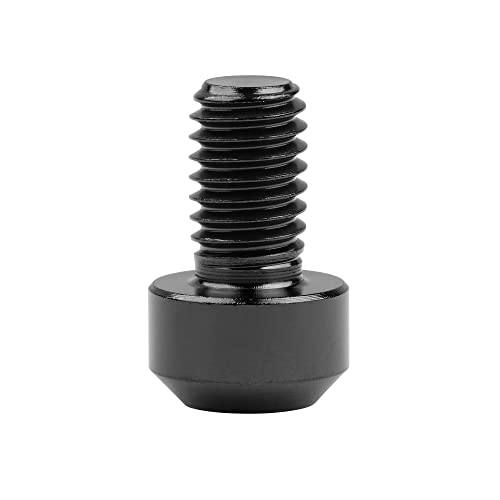 Image of Titanium Torx Square Head M6 x 10 15 20 25 30 35 40 45 50 60 65 70 80mm Screw Pack of 5 (Black, M6x10mm)