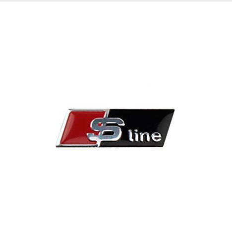 YND – Emblema autoadhesivo en 3D de aleación de aluminio para volante de dirección de S-line