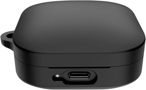 LIUZIHAN Funda para Xiaomi Redmi Buds 6 Active, Ultradelgado Silicona Case Cover, Anti-caída, Portátil, Fundas para Xiaomi Redmi Buds 6 Active.(Negro)