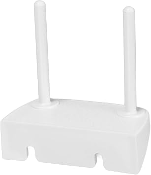 Chiffonade Plastic Embroidery 2 Spool Pin with Base Bobbin Winder Spool Needlework Crewel Thread Stand for Singer Sewing Machine Models 1304 Start, 1306 Start, 1408 Promise
