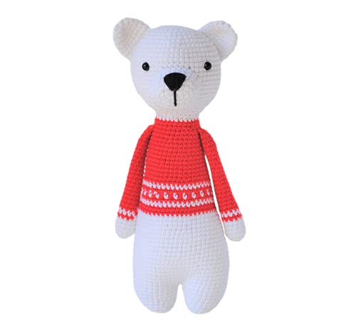 Ours polaire peluche 30cm pour une déco de chambre bébé