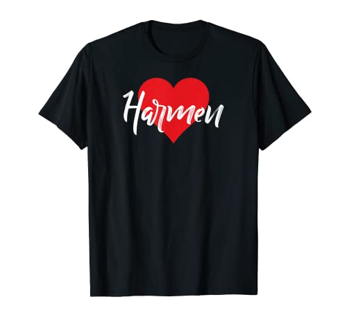 Camiseta con nombre I Love Harmen I Heart Named Camiseta