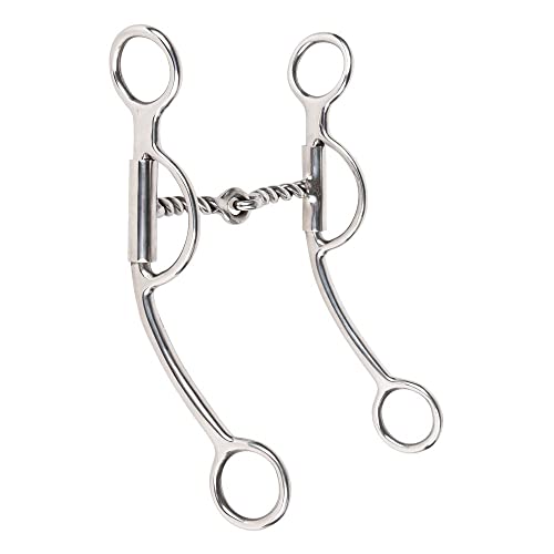 FES Twisted Wire Snaffle Horse Bit Elevates Horse Training | Stronger Signal Delivery | Quicker Hand to Mouth Response | Ideal for Equestrian Progression