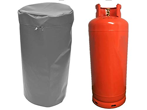 BAGS 4 EVERYTHING INSULATED 19KG GAS BOTTLE COVER IN WATERPROOF FLAME RETARDANT MATERIAL (Grey)