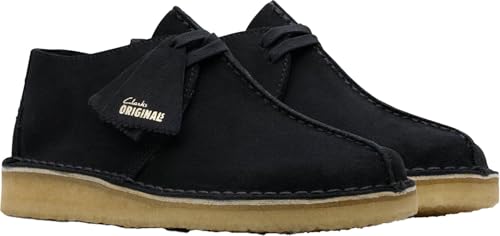Clarks Clarks Womens Desert Trek Black Suede 2 8.5 Medium