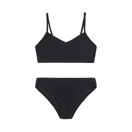 Ruched Solid V-Neck Bikini