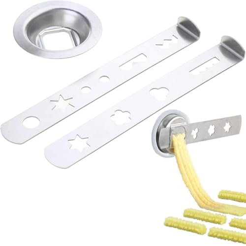 WUMZIRA Barra Largo Alargado Fabricante Galleta Accesorio para Picadora de Carne, 4 Patrones Fabricante Pastelera Masa