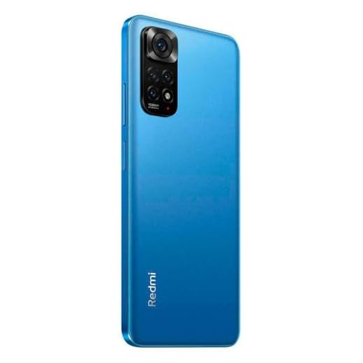 Xiaomi Smartphone Redmi Note 11S 6.43" FHD + DotDisplay, 90Hz FHD+ AMOLED DotDisplay, 33W Pro ricarica rapida Dual-SIM 6G+64GB Twilight Blue [Versione globale]