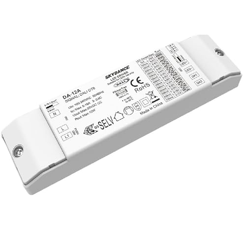 Driver LED DALI DA-12A pour éliminer le scintillement des spots 10-42V