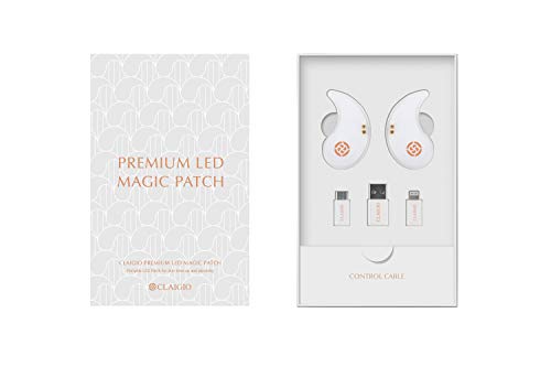 Magic Eye Patch LED Mask - LED Light Therapy Pads, Easy Lightweight Portable Phone Battery Powered, Undereyes Smile Lines Treatment