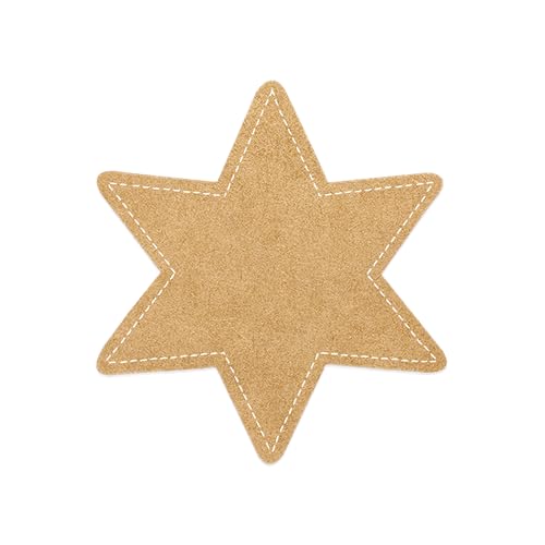 Autocolantes de Natal estrela, 200 unidades: etiquetas adesivas kraft papel redondo Ø 5 cm, autocolante para presentes, autocolantes de Natal para escrever nomes, adesivos decorativos castanho branco