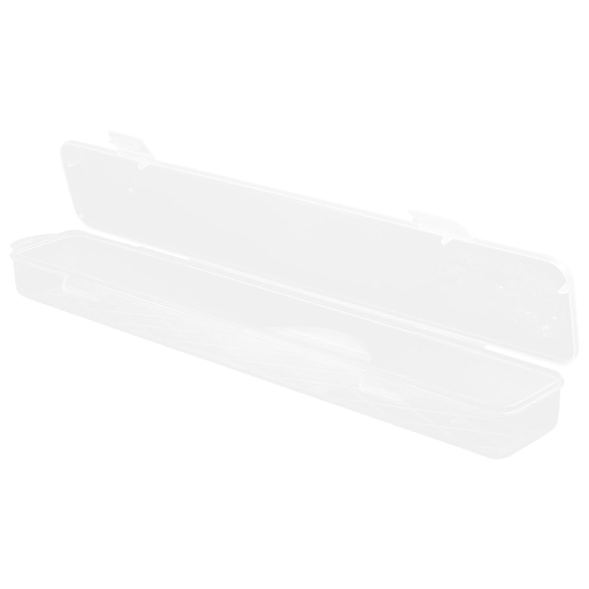 IMIKEYA 3 Pezzi Scatola Porta Pennelli Trasparente Portatile in Plastico