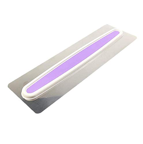 DUORUI Cake Scraper Cake Icing Edge Smoother Buttercream Stainless Steel Cake Decorating Comb Flat Baking Tool - Image 2