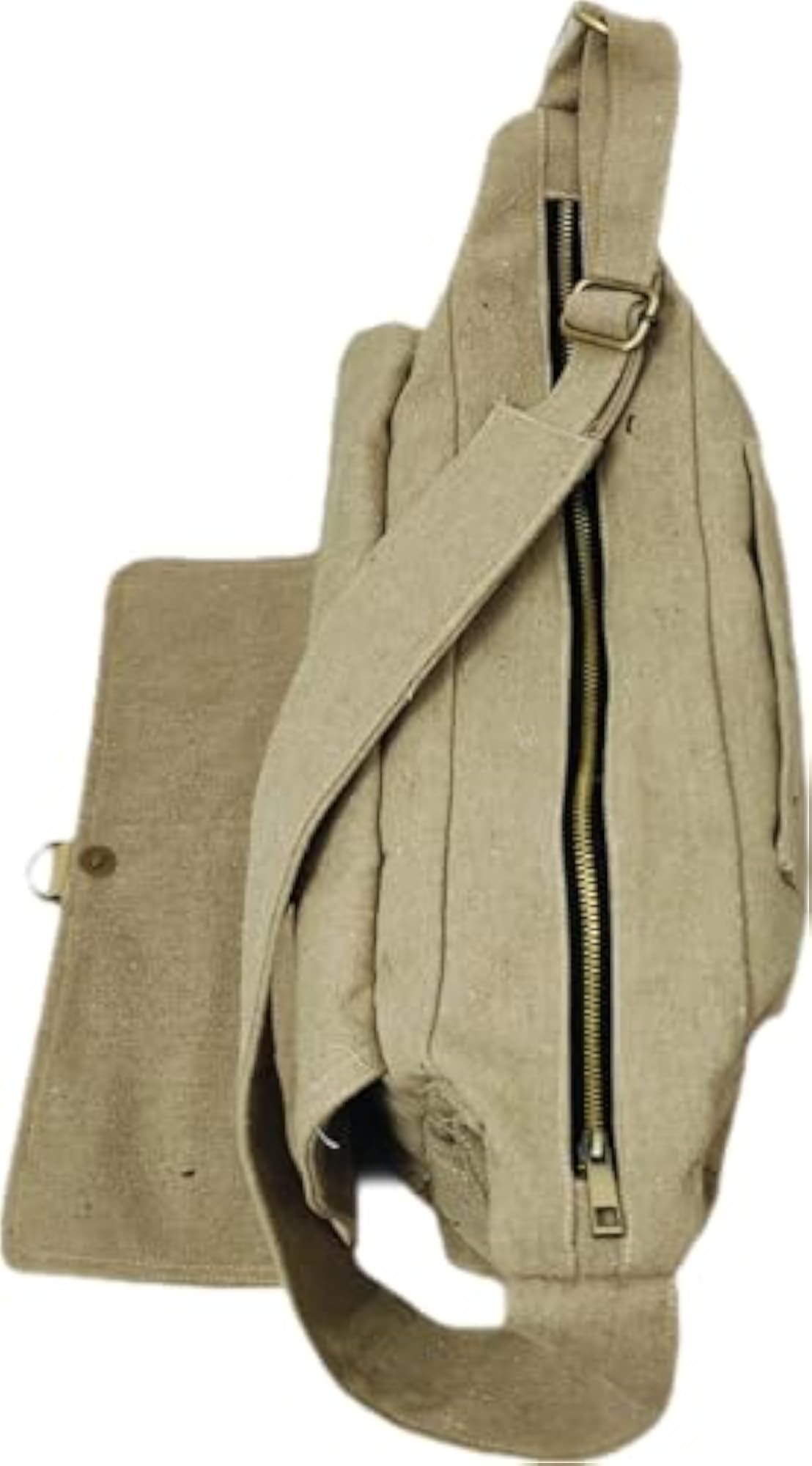 PAPYRUS Rough Canvas Cotton Messenger Bag, Unisex