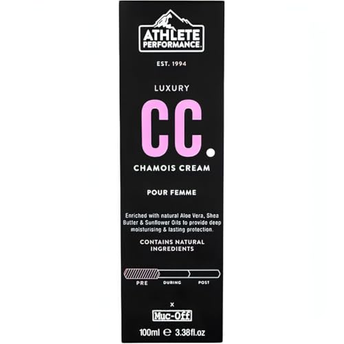 Muc-Off Athlete Performance Luxury Womens Chamois Cream, 100 ml - Crema Antisfregamento Cosce Donna...
