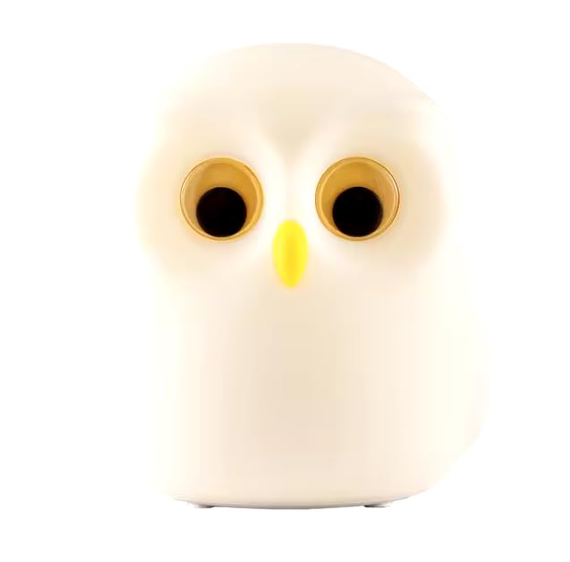 KAYRO Lámpara de Noche LED para Niños, Luz Nocturna Infantil con Luz Roja Nocturna Melatonina, Táctil y Segura, Incluye Cable de Carga USB y Manual de Instrucciones, Luz Quitamiedos Infantil 120h