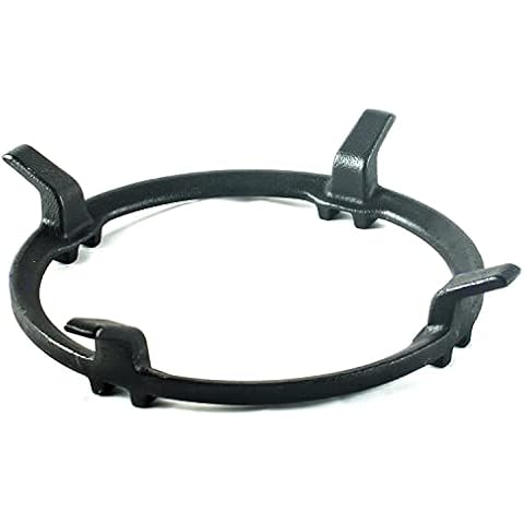 NJ Universal Cast Iron Wok Support Ring Cooktop Range Pan Holder Stand for Gas Hob Cover