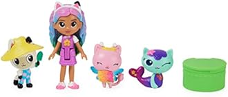 Gabby's Dollhouse, 6065350 Friends Set Rainbow Gabby Doll 3 Toy Figures and Surprise Accessory for Ages 3+