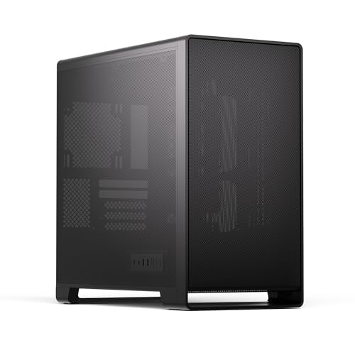Image of GOLDEN FIELD WindChaser M-ATX Computer Case - Ultimate Cooling Mesh Panel with Tool-Free Design, 360mm Radiator | 180mm CPU Cooler | 410mm GPU | USB3.0 | Type-C, Mid Tower Chassis Gaming PC Case -Dark