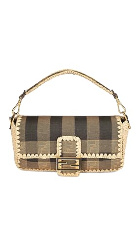 WHAT GOES AROUND COMES AROUND Women's Pre-Loved Fendi Multi Pequin Convertible Baguette Bag, Multi, One Size