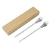 yueton Pack of 2 Vintage Rhinestone Pearl Hair Stick Vintage Hair Chopsticks Hairpin Chignon Pin (Pink+Colorful)