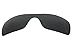 Polarized Replacement Sunglasses Lenses for Oakley Batwolf with UV Protection(Dark Black)