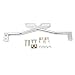 Produktbild JenNiFer Chrome Motorrad Light Bar Passing Mount Clamp Für Spot Fog Blinker Licht