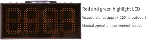 Tablero Sustitución Árbitro Fútbol Electrónico LED miniatura 5