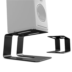 Bicrergo Neigung Lautsprecherständer Paar Schwarz