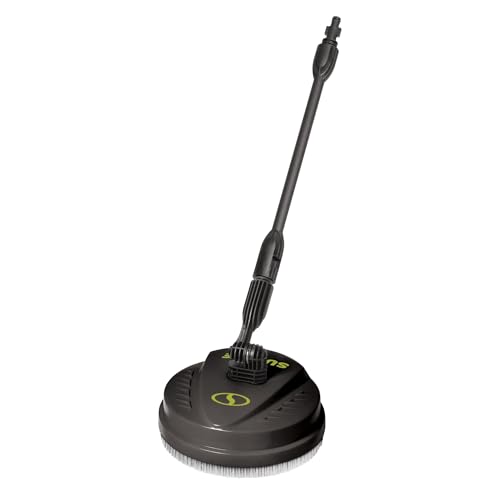 Sun Joe 10-Inch Multi-Surface Pressure Washer Cleaner Attachment with Dual 360 Rotating Spray Nozzles Deck Patio Driveway & Garage Cleaning for SPX Series Pressure Washers SPX-PCA10