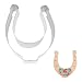 R&M Horseshoe 5" Cookie Cutter in Durable, Economical, Tinplated Steel